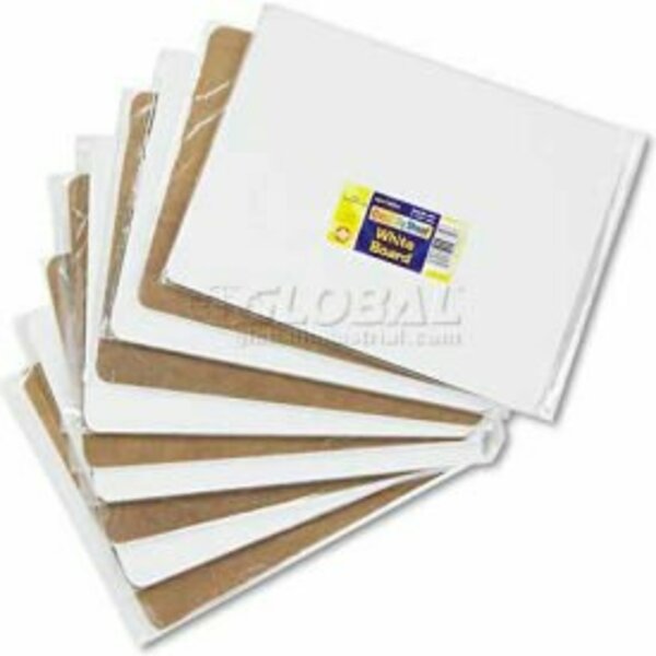 The Chenille Kraft Co Chenille Kraft Student Dry-Erase Boards, Melamine, 12 x 9, White, 10/Set 9881-10
